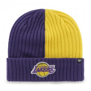 LOS ANGELES LAKERS FRACTURE 47 CUFF KNIT