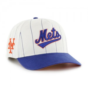 NEW YORK METS COOPERSTOWN DOUBLE HEADER PINSTRIPE 47 HITCH
