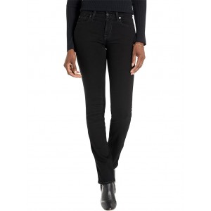 Womens 7 For All Mankind B(air) Kimmie Straight in Rinse Black