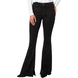 Womens 7 For All Mankind High-Waste Ali with Slit in Black