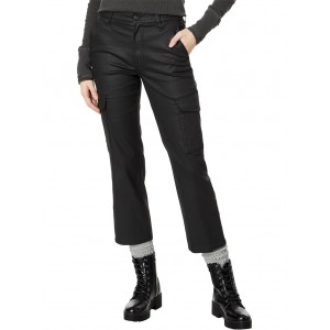 Womens 7 For All Mankind Logan Cargo in Black