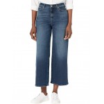 Womens 7 For All Mankind Cropped Joggers in Luxe Vintage Blueland