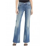 Womens 7 For All Mankind Luxe Vintage Dojo in Distressed Authentic Light