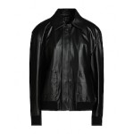 8 by YOOX LEATHER OVERSIZE BOMBER
