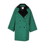 8 by YOOX CHECK DOUBLE BREASTED COAT