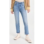 Riley Long High Rise Straight Jeans