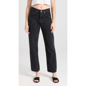 90 Mid Rise Straight Jeans