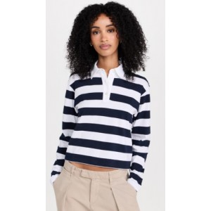 Classic Jersey Rugby Stripe Long Sleeve Top