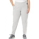Plus Size Future Icon 3-Stripes Skinny Pants Medium Grey Heather