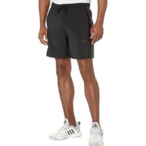 Essentials Camo Chelsea 3-Stripes Shorts Black/Olive Strata