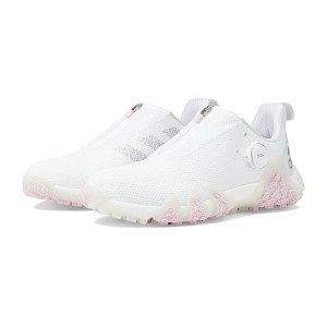 CODECHAOS 22 Boa Spikeless Golf Shoe Footwear White/Silver Metallic/Clear Pink