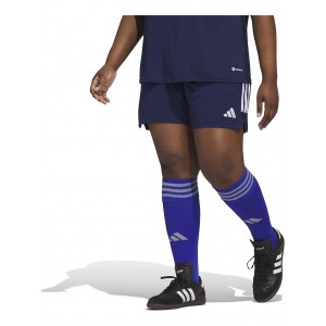 Plus Size Tiro 23 Shorts Team Navy Blue/White