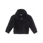 Cozy Sherpa Hood Pullover (Big Kids) Black
