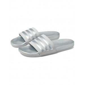 Adilette Comfort Sandals Grey/Silver Metallic/Grey