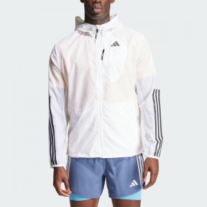 mens own the run 3-stripes jacket
