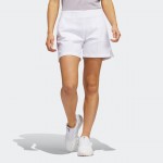 womens pintuck 5-inch pull-on golf shorts