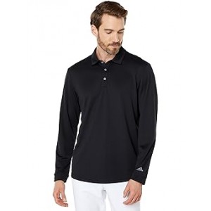 Mens adidas Golf UPF Long Sleeve Golf Polo Shirt