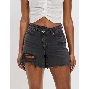 AE Denim Highest Waist Baggy Short