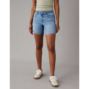 AE Next Level Low-Rise Skinny Bermuda Denim Short