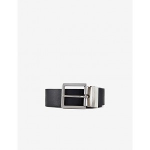 Double faced leather belt
