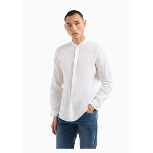 Regular fit linen shirt