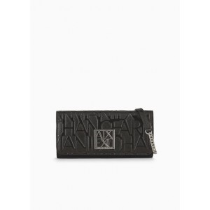Embossed chain wallet