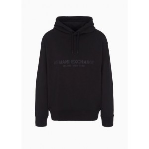 Milano New York french terry cotton hooded logo sweatshirt