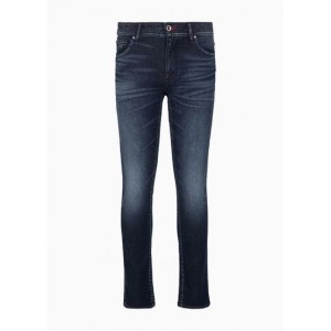 J14 skinny fit stretch cotton twill denim jeans
