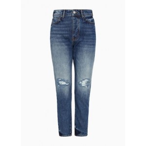 J51 carrot fit rigid denim jeans