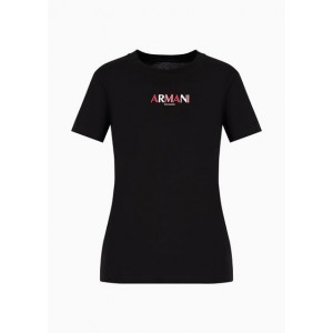 Slim fit jersey cotton logo print t-shirt