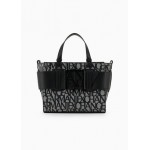 Medium tote bag with contrasting detail