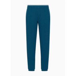 Stretch cotton french terry sweatpants