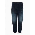 J16 boyfriend cropped fit rigid cotton denim jeans