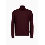 Merino wool blend turtleneck sweater
