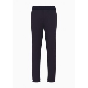 Stretch cotton french terry sweatpants