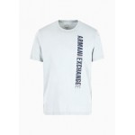 Regular fit jersey T-shirt with vertical print