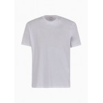 Regular fit jersey T-shirt with tone-on-tone logo print