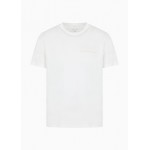 Regular fit T-shirt in cotton jersey with logo on the chest
