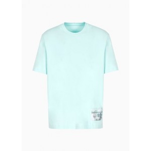 Regular fit T-shirt with decorative patch
