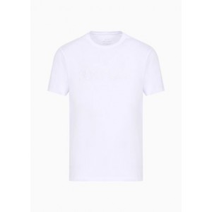 Armani Sustainability Values Milano New York regular fit organic jersey cotton t-shirt