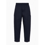 Cotton twill cargo trousers