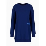 Armani Sustainability Values organic cotton fleece sweatshirt dress