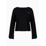 Armani Sustainability Values recycled viscose knitted sweater