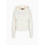 Armani Sustainability Values organic french terry cotton hooded sweatshirt