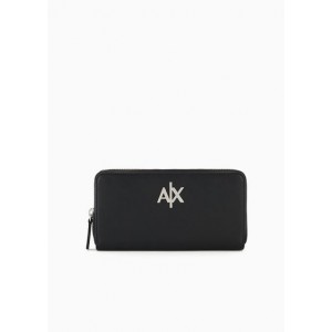Zip around wallet with logo