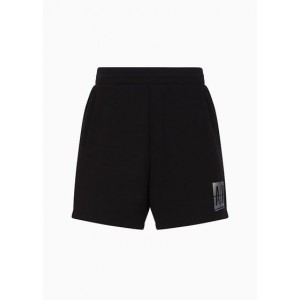 Shorts with side logo patch