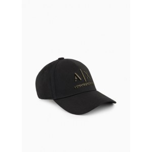 Hat with visor and logo