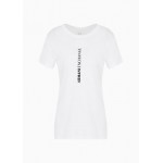 Slim fit Pima cotton T-shirt with logo print