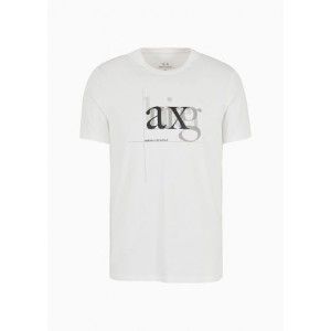 Slim-fit jersey T-shirt with acronym print