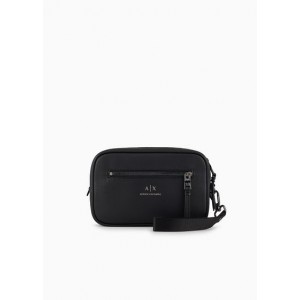 Beauty case with external strap